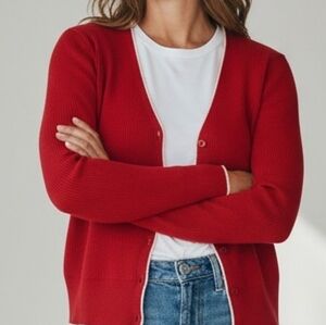 Liz Claiborne V-Neck Button Cardigan Sweater